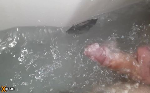 Fucking a Hot Tub Water Jet - Soloxman