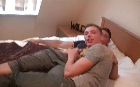 Twink fucked bareback and creampied by stepdaddy