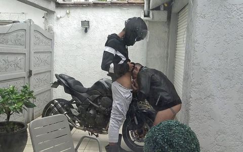 French twink fucked by straight motorbiker