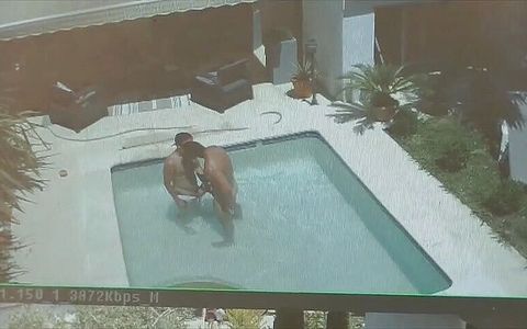 Suck and fuck Enzo Rimenez in private swimming pool