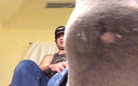 Giant Pilot Teases & Doms Sissy w/ Socks