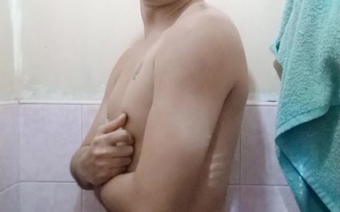 Kraken - Asia Gay Teen Jerks off Under the Shower (with Hot Moaning)