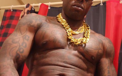 Bbc Worship Hallelujah Johnson - Tall Dark Chocolate Muscles Tattoos Hairy BBC Hallelujah Johnson Masturbating Solo