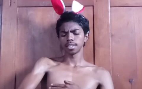 Easter chocolate teen wanking and jerk off!