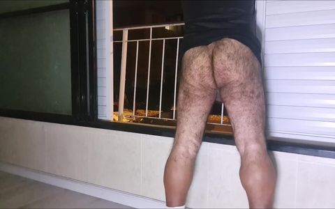 More Mooning and Flashing From My Balcony