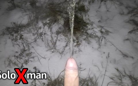 Young Dick Pees in the Snow for the First Time