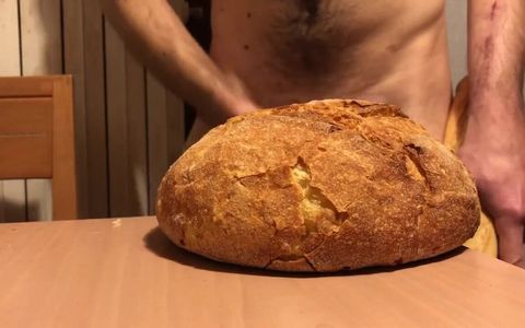 Cum on Fresh Bread