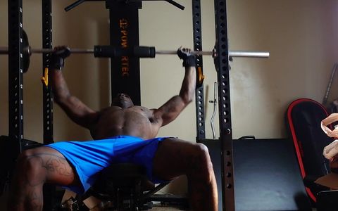 Push Day workout Jeremiah McPherson aka Hallelujah Johnson