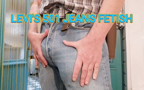 Jeans bulging 80ties style