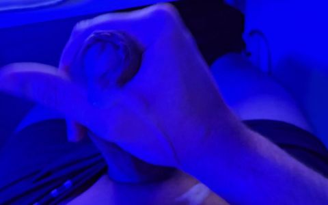 Cum Under the Blue Light