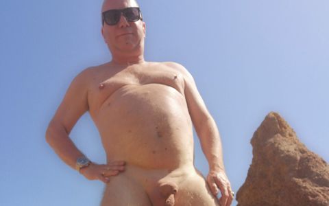 Robert nude on beach