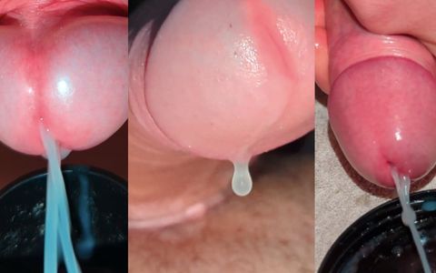 My Triple Cumshot Cumpilation Sperm Compilation