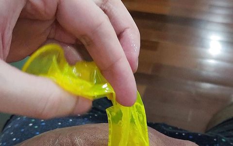 My Condom Dirty with Cum.