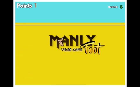 Manlyfoot - 8bit Retro Style Arcade Game - Play as My Foot and Avoid Enemys Such as Stinky Socks