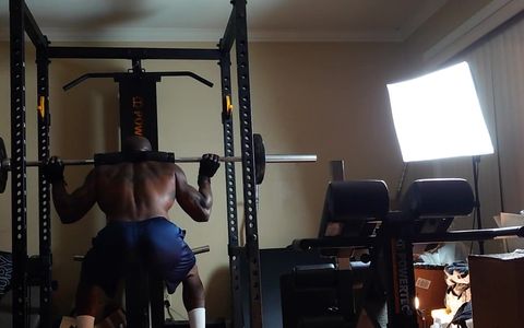 Leg Day Workout from yesterday Jeremiah McPherson aka Hallelujah Johnson