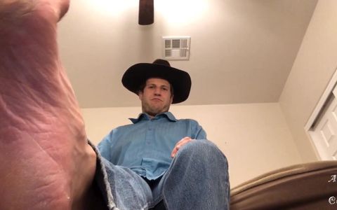 Cowboy POV foot worship & humiliation