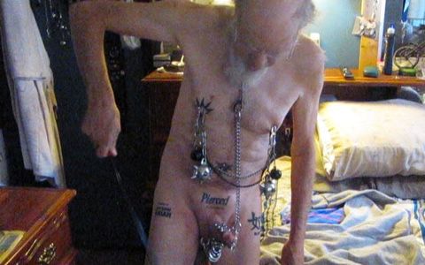 Oiled, Nipple Play, Self Bondage and Masturbating