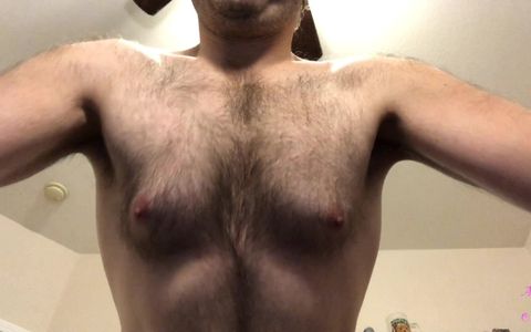 POV Hairy Chest Worship & Gay JOI