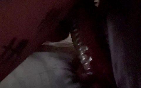 Fucking my toy in couch