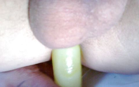 Close up anal masturbation with my toy