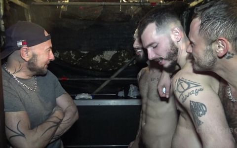 4142 Igor Luciso Fucked Raw by 2 Badboys in Spain Backroom