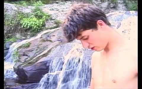 Hot Brazilian Twinks Fuck Down the Water Fall