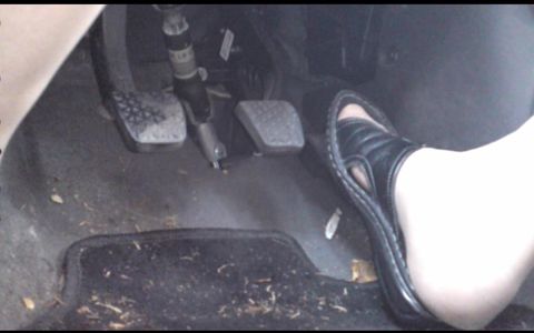 Car: Slippers and Pedal Pumping