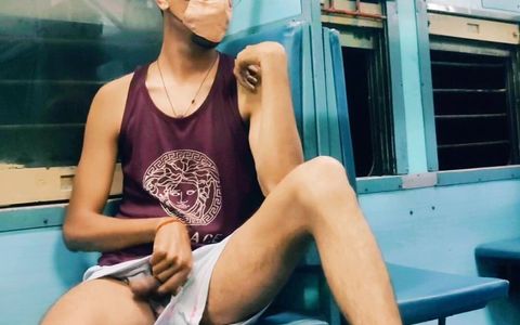 Sexy Indian Gay in Train