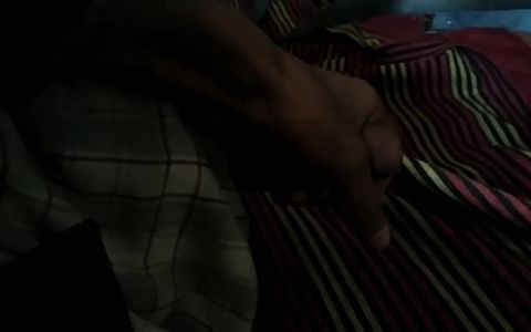 Big Cock Cumshot on Bed_horny Boy