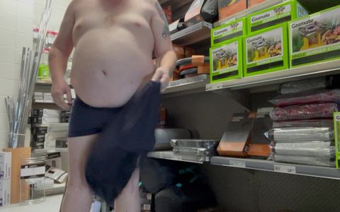 Ginger Daddy Strip Naked at Work & Cum