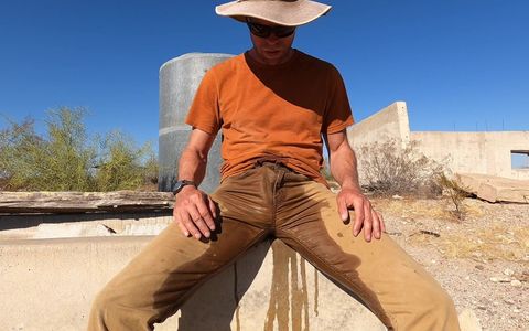 Pissing My Work Pants in the Desert