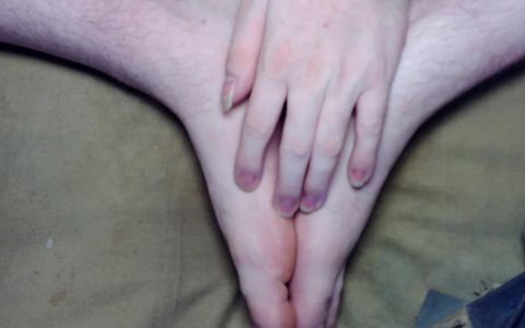 Messing with My Camera by Showing off My Hands and Feet