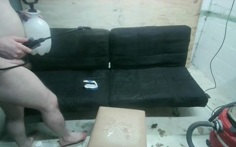 Cleaning the Basement Couch and Then Masturbating E Play Stream 05-07-23