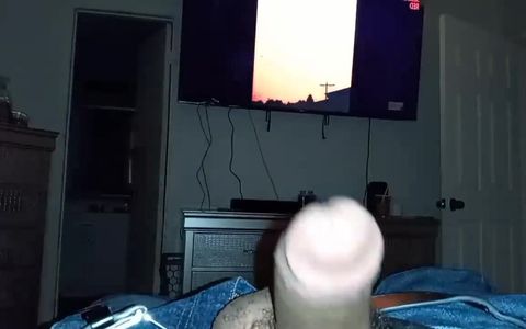 Long Webcam Show with My Black Dick and Good Cum