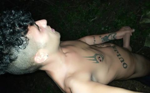 4 Cumshots at the Same Place Outdoor in 2 Minutes. 4 Horny Evenings Compilation