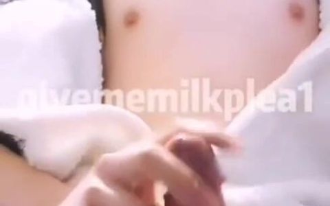 Asian teenie twink with huge cock has some fun - part 4