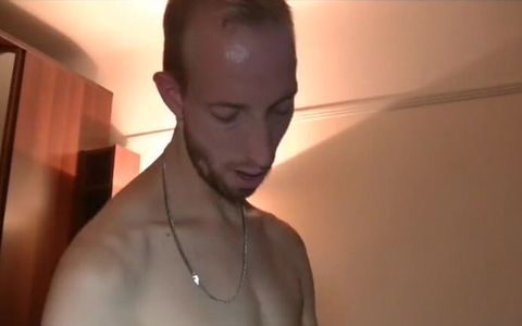 Fetish BBK no taboo for this bottom who is wairing in LEATHER underwear and jockstrap on my bed to be fuck BBL and creampied by