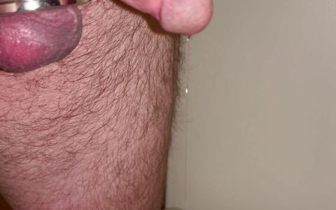 Anal Steve Eating His Own Precum and a Massive Load of Ruined Orgasm Cum and He Licks It All up