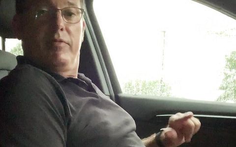 Car Masturbating. Jerking off in the Car