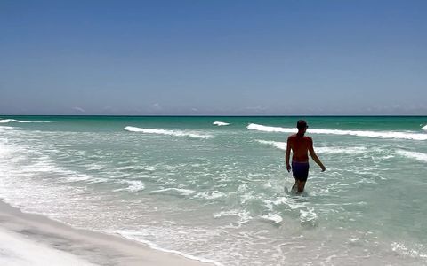 Refreshing Beach Skinny Dip