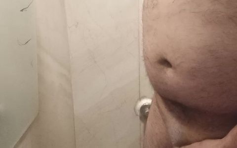 Muscular Turkish Daddy Cums in the Office Bathroom