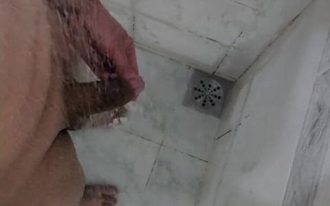 Cleaning My Dick in the Shower