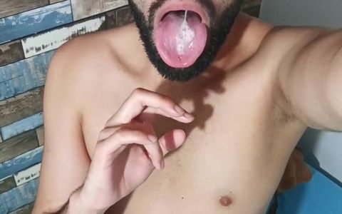 I recorded (and swallowed) my first cumshot of the year for you.