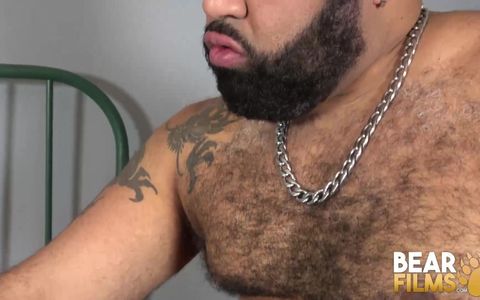 Bearfilms Obese Hairy Brooklyn Bear and Dean Gauge Raw Breed After Blowjob