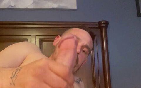 Sexy Straight Dude Jerking off with a Finger in His Ass