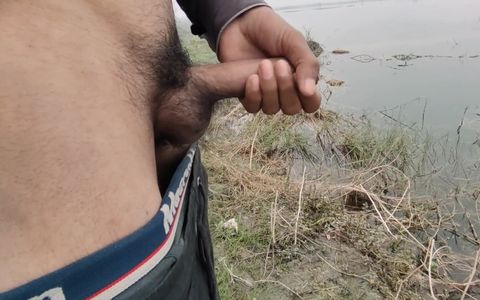 A Indian Big Cock Masturbation on Pounds Side