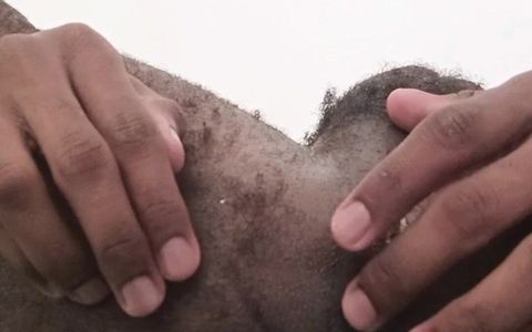 Sexy Hairy Black Asshole