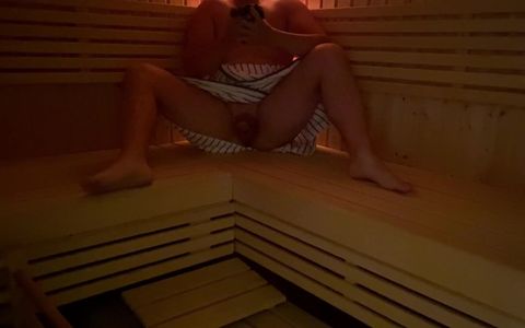 Caught Masturbating in Public Sauna Stangers Panties