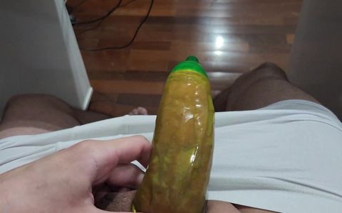 Trying to Put a Condom on My Huge Dick