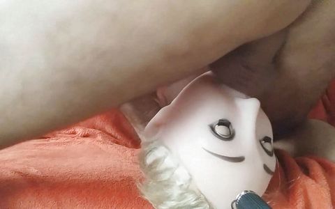 New blonde toy - cum in her throat